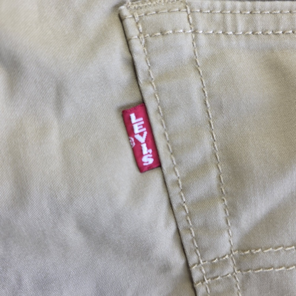 Levi's 511 Big E Slim Fit Men's Jeans 40x32 Khaki Tan Stretch Casual Pants - Picture 6 of 13